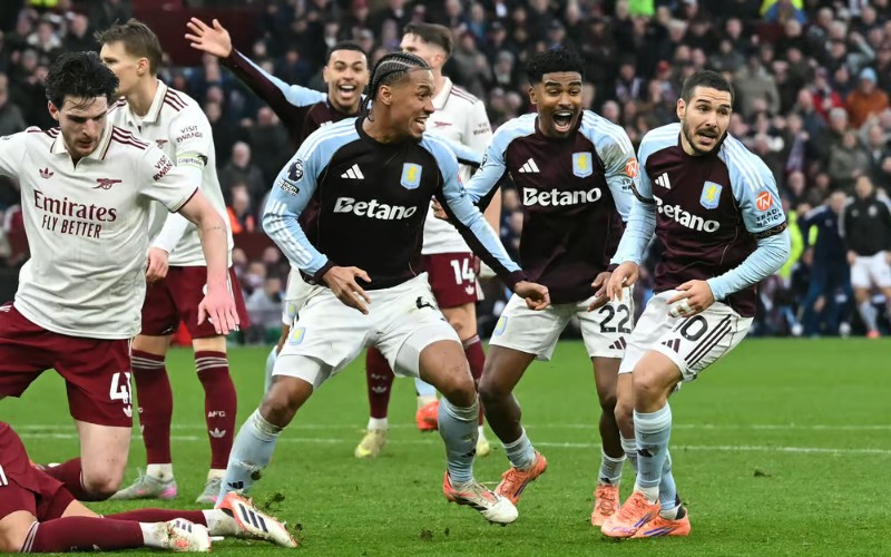 Aston Villa khó chống lại Arsenal